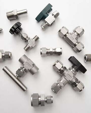 set of Inconel instrumentation valves